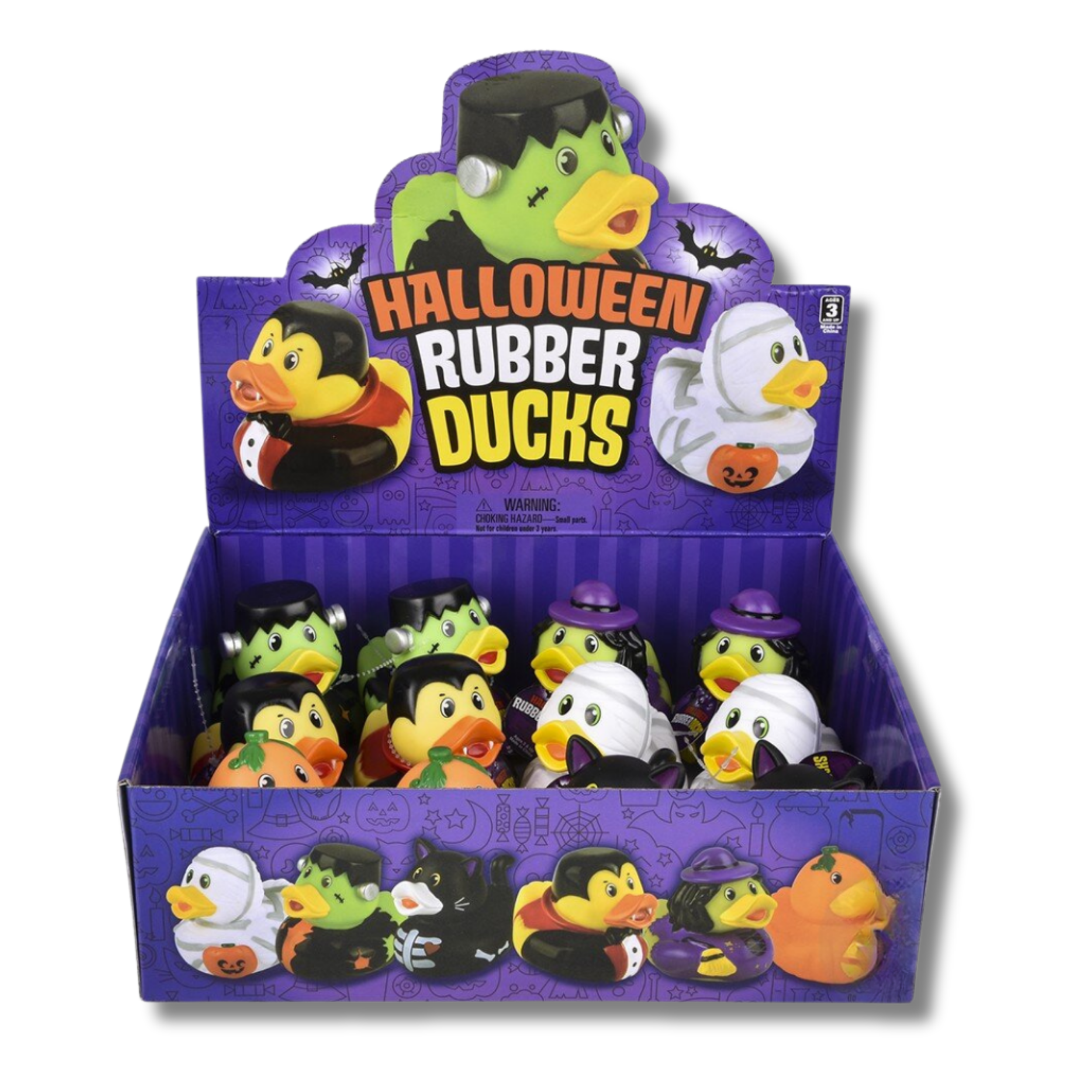 Halloween Themed Rubber Duckies Kids Toy - Assorted